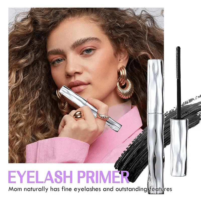 🦋Eyelash Primer,Tubular Eyelash Primer,WaterproofLong Curling Mascara,Natural And Non-Smudged