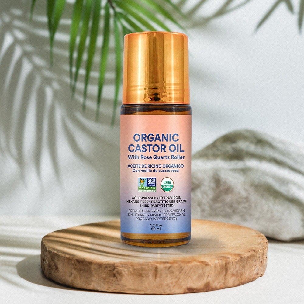 🌿 Refresh & Revive - 49% OFF - ✨ Organic Castor Oil Roll-On - For Radiant Skin, Lush Hair & Relaxation