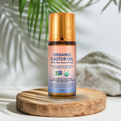 🌿 Refresh & Revive - 49% OFF - ✨ Organic Castor Oil Roll-On - For Radiant Skin, Lush Hair & Relaxation