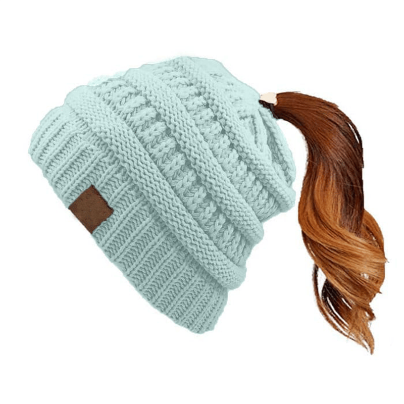 Women's Ponytail Beanie Hat