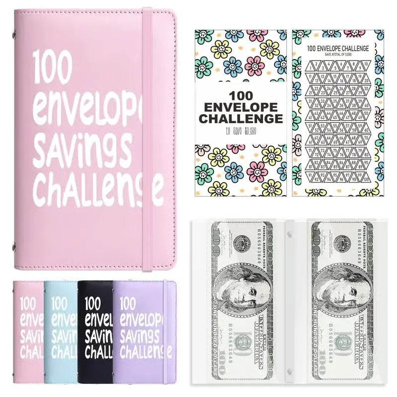 🔥LAST DAY 49% OFF🔥--💸100 Envelope Saving Challenged Binder