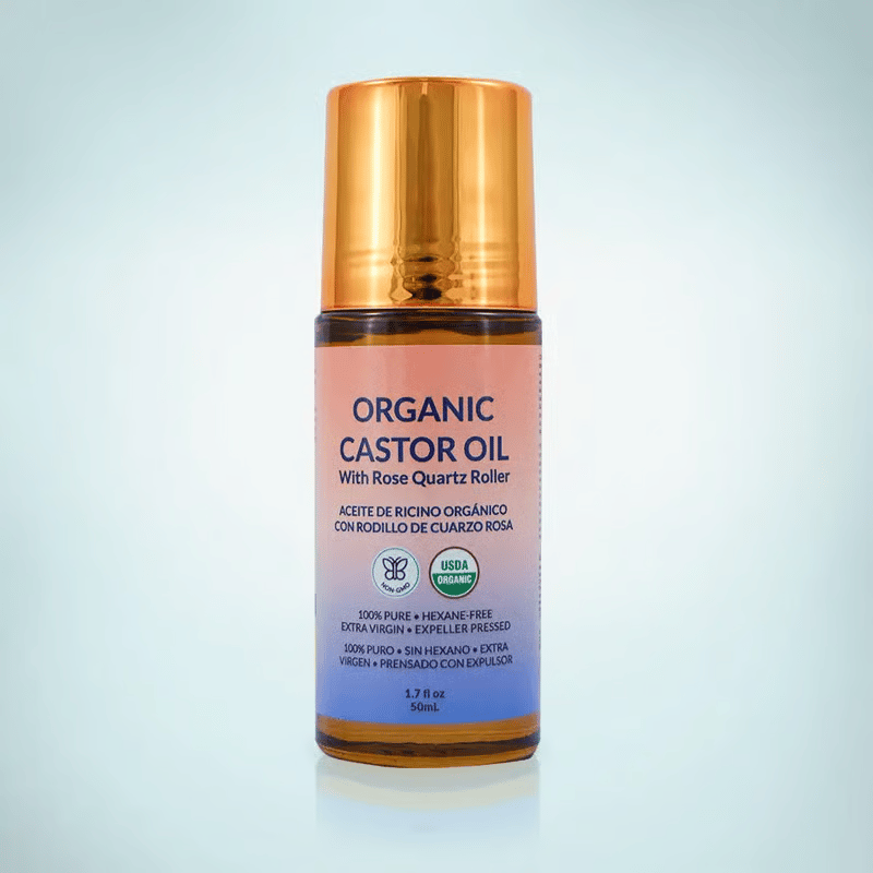 🌿 Refresh & Revive - 49% OFF - ✨ Organic Castor Oil Roll-On - For Radiant Skin, Lush Hair & Relaxation