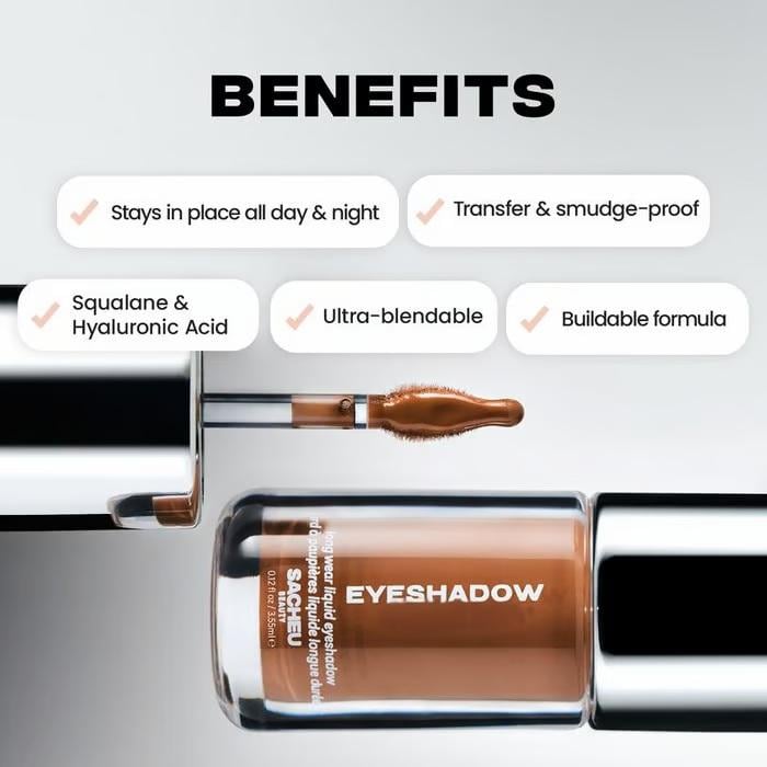 Long-lasting, crease-proof liquid eyeshadow