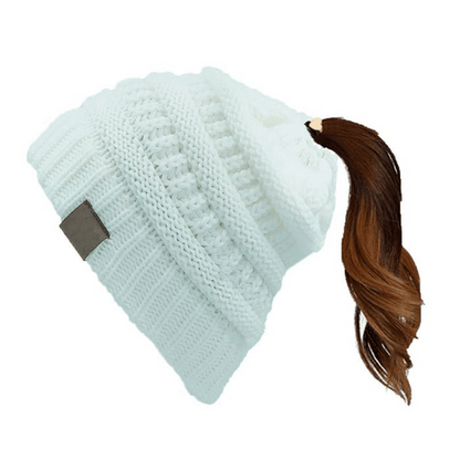 Women's Ponytail Beanie Hat