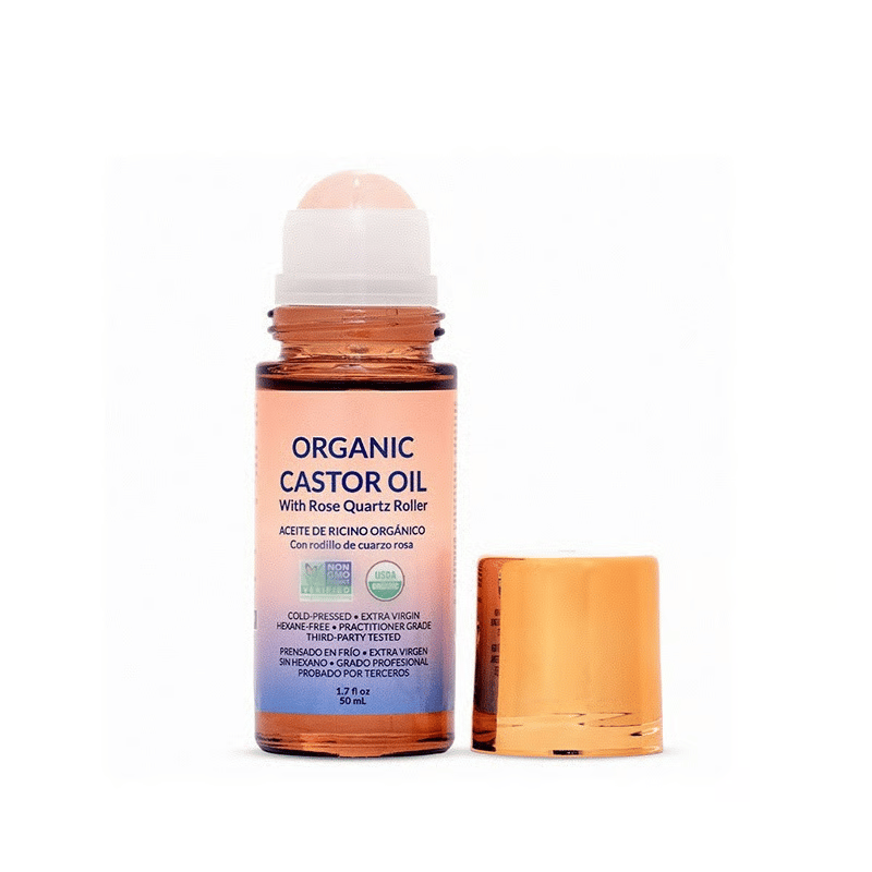🌿 Refresh & Revive - 49% OFF - ✨ Organic Castor Oil Roll-On - For Radiant Skin, Lush Hair & Relaxation