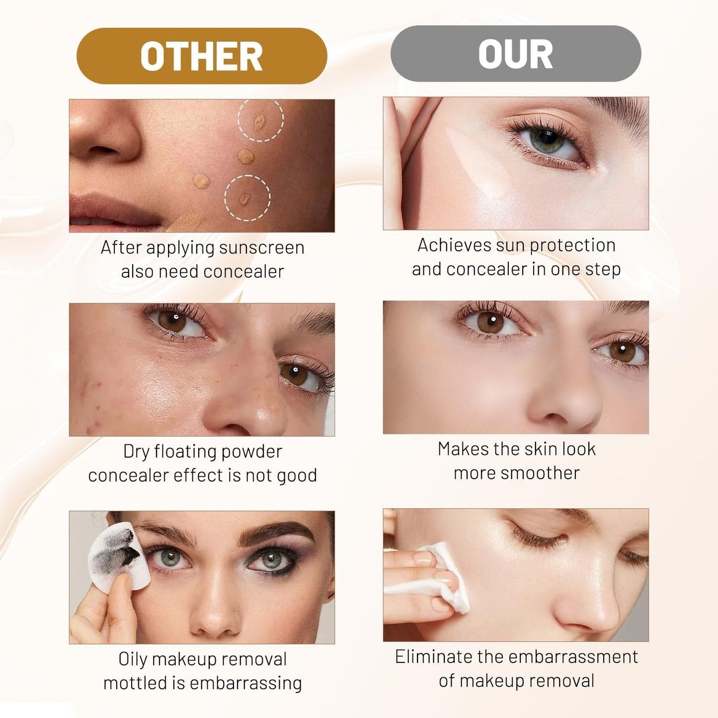 💖 Achieve Flawless Skin – 49% OFF – ✨Foundation 4 in 1 - Light Spectrum