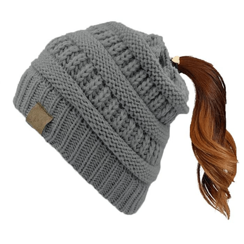 Women's Ponytail Beanie Hat